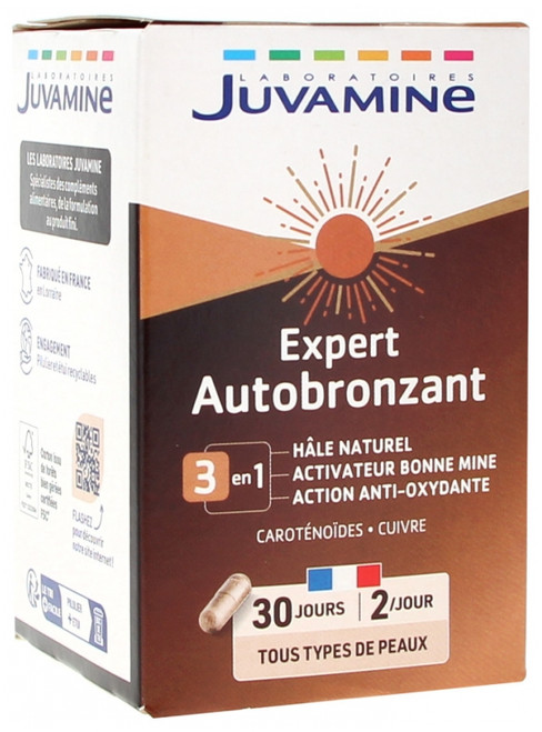 Juvamine Expert 3-in-1 Self-Tanner 60 Capsules