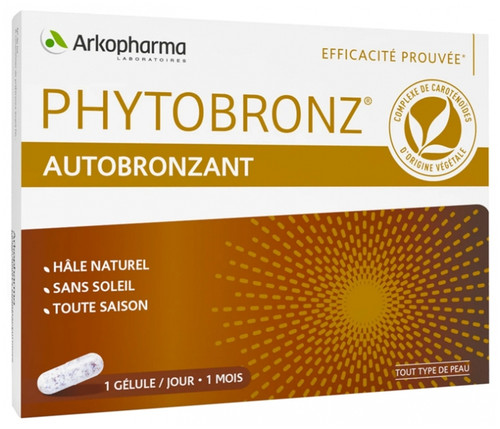 Arkopharma Phytobronz Self-Tanner 30 Capsules