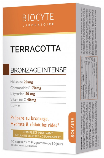 Biocyte Terracotta Intense Sun Tanning 30 Capsules Biocyte Terracotta Intense Sun Tanning 30 Capsules