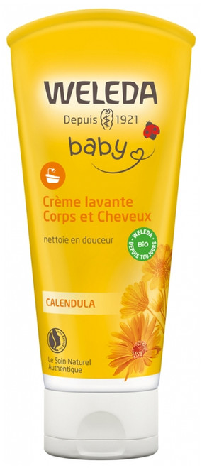 Weleda Baby Calendula Body and Hair Washing Cream 200ml Weleda Baby Calendula Body and Hair Washing Cream 200ml