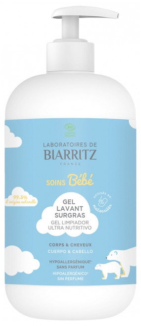 Laboratoires de Biarritz Superfatted Cleansing Gel Organic 500ml