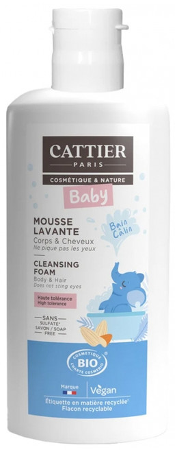 Cattier Baby Cleansing Foam Body & Hair Organic 150ml Cattier Baby Cleansing Foam Body & Hair Organic 150ml