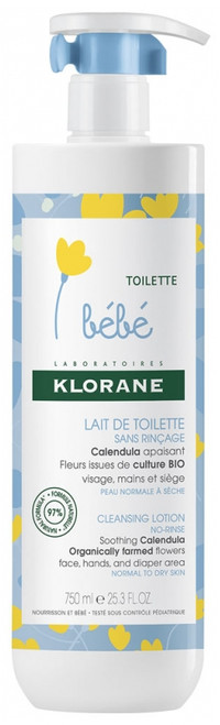 Klorane Baby No-Rinse Cleansing Lotion 750ml Klorane Baby No-Rinse Cleansing Lotion 750ml