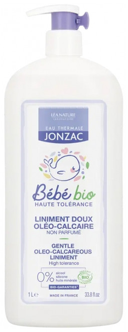 Eau Thermale JonzacEau de Jonzac Bébé Bio Gentle Oleo-Calcareous Liniment 1 Litre