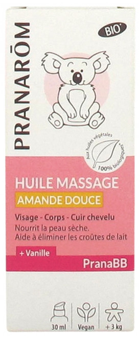 Pranarôm PranaBB Organic Sweet Almond Massage Oil 30 ml Pranarôm PranaBB Organic Sweet Almond Massage Oil 30 ml
