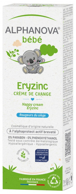 Alphanova Baby Eryzinc Changing Cream 75g