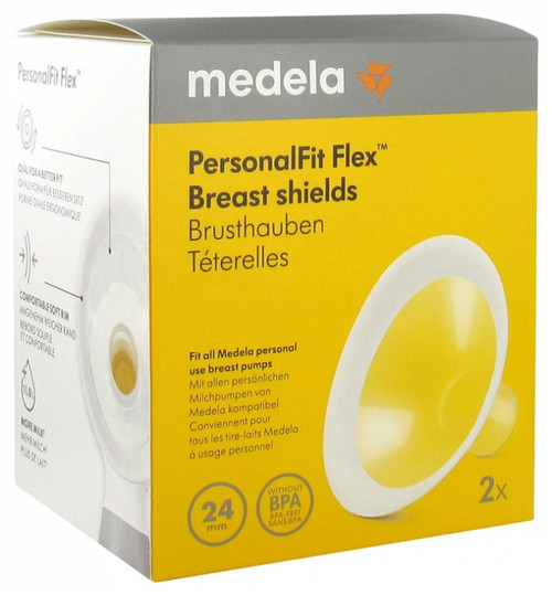 Medela PersonalFit Flex 2 Breast Shields - Size: 24mm Medela PersonalFit Flex 2 Breast Shields - Size: 24mm