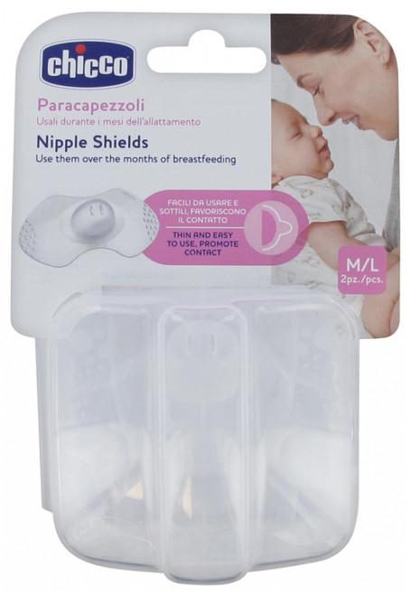 Chicco Skin to Skin 2 Nipple-Shields - Size: M/L Chicco Skin to Skin 2 Nipple-Shields - Size: M/L