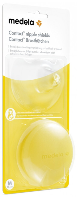 Medela 2 Contact Nipple Shields - Size: M - 20mm Medela 2 Contact Nipple Shields - Size: M - 20mm
