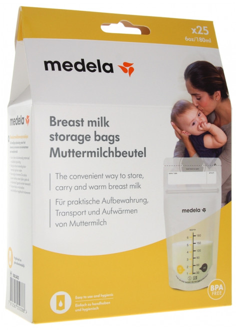 Medela Breast Milk Storaage Bags 180ml 25 Sachets Medela Breast Milk Storaage Bags 180ml 25 Sachets