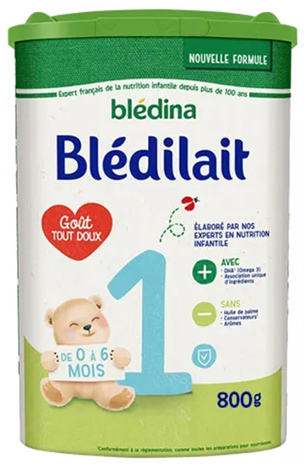 Blédina Blédilait First Age 1 From 0 to 6 Months 800g Blédina Blédilait First Age 1 From 0 to 6 Months 800g