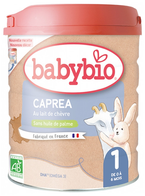 Babybio Caprea 1 with Goat Milk From 0 to 6 Months Organic 800g Babybio Caprea 1 with Goat Milk From 0 to 6 Months Organic 800g
