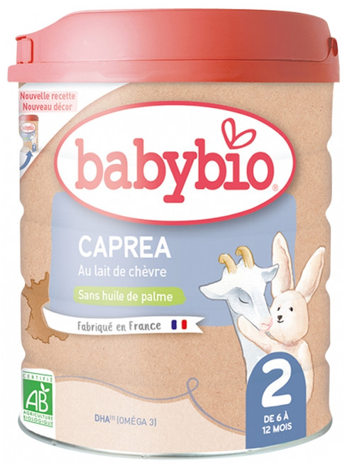 Babybio Caprea 2 with Goat Milk from 6 to 12 Months Organic 800g Babybio Caprea 2 with Goat Milk from 6 to 12 Months Organic 800g