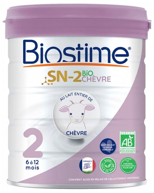 Biostime SN-2 Organic Goat 2nd Age From 6 to 12 Months 800g Biostime SN-2 Organic Goat 2nd Age From 6 to 12 Months 800g