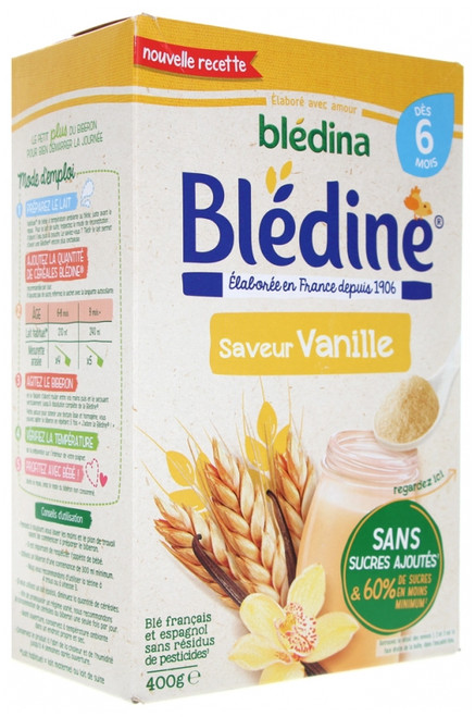 Blédina Blédine Wheat & Vanilla From 6 Months 400g Blédina Blédine Wheat & Vanilla From 6 Months 400g