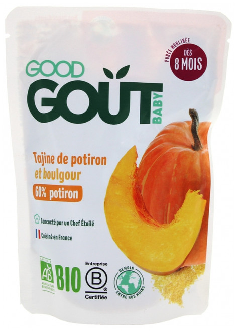 Good Goût Organic Pumpkin and Bulgur Tagine From 8 Months 190 g
