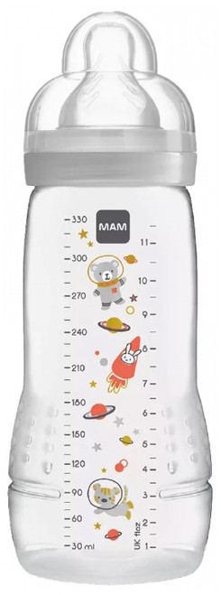 MAM Easy Active 2nd Age 330ml Bottle 6 Months and + - Colour: White MAM Easy Active 2nd Age 330ml Bottle 6 Months and + - Colour: White