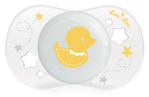 Luc et Léa Anatomic Silicon Soother 0-2 Months - Model: Duck Luc et Léa Anatomic Silicon Soother 0-2 Months - Model: Duck