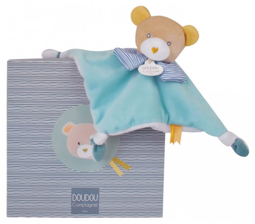 Doudou et Compagnie Maé Squared Bear Cuddly Toy