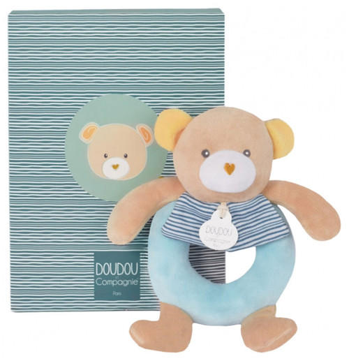 Doudou et Compagnie Maé the Bear Cuddly Toy Rattle