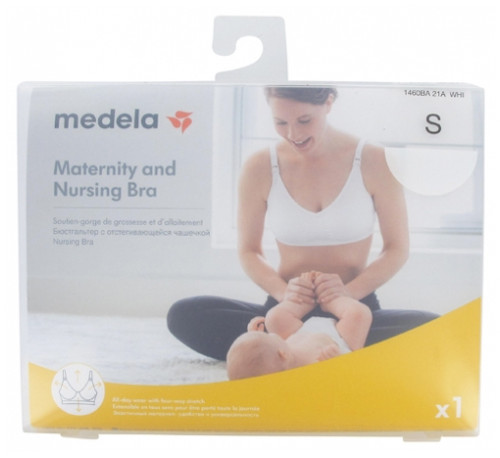 Medela Maternity and Nursing Bra White - Size: Size S Medela Maternity and Nursing Bra White - Size: Size S
