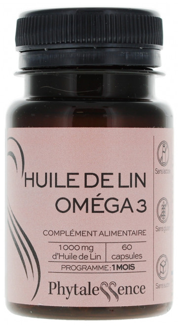 Phytalessence Linseed Oil Omega 3 60 Capsules Phytalessence Linseed Oil Omega 3 60 Capsules