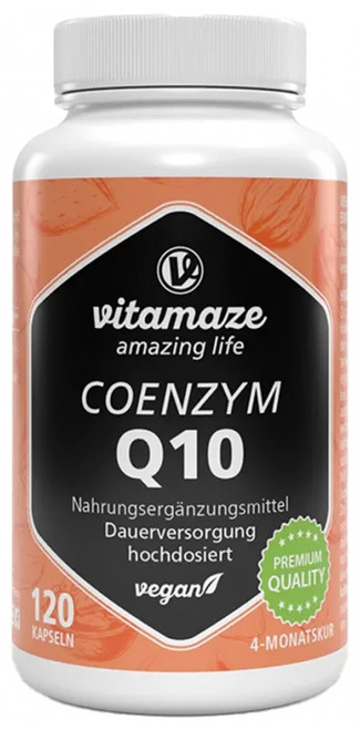 Vitamaze Coenzyme Q10 120 Capsules Vitamaze Coenzyme Q10 120 Capsules