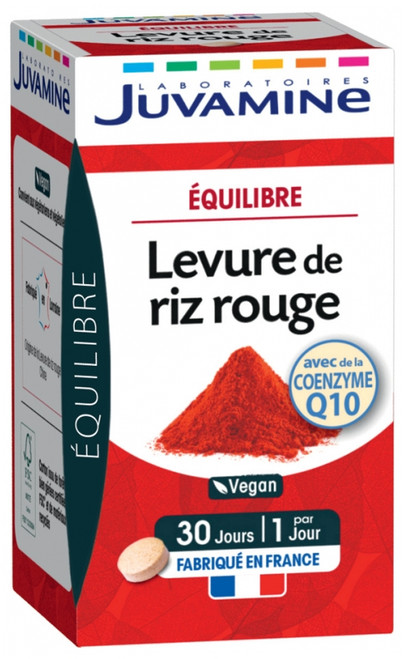 Juvamine Red Rice Yeast Coenzyme Q10 30 Tablets Juvamine Red Rice Yeast Coenzyme Q10 30 Tablets