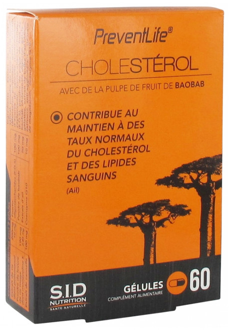 S.I.D Nutrition PreventLife Cholesterol 60 Capsules S.I.D Nutrition PreventLife Cholesterol 60 Capsules