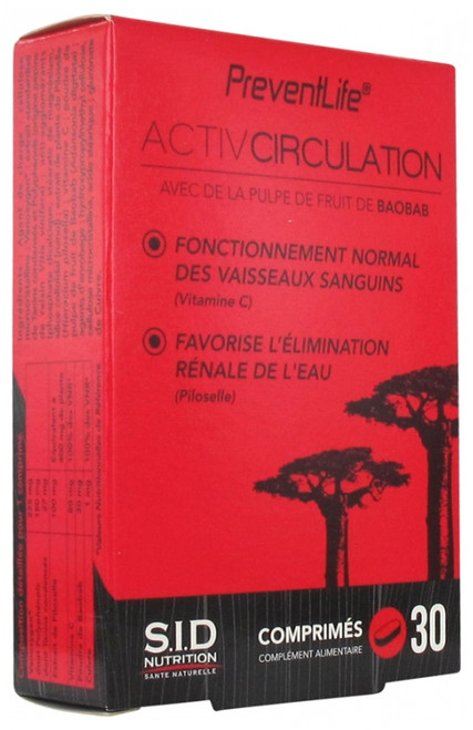 S.I.D Nutrition PreventLife ActivCirculation 30 Tablets S.I.D Nutrition PreventLife ActivCirculation 30 Tablets