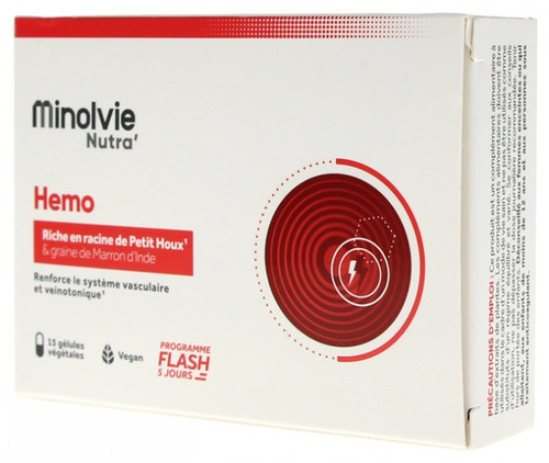 Minolvie Nutra ' Hemo 15 Vegetable Capsules Minolvie Nutra ' Hemo 15 Vegetable Capsules