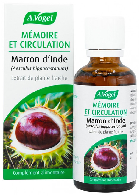 A.Vogel Memory and Circulation Horse Chestnut Fresh Plant Extract 50ml A.Vogel Memory and Circulation Horse Chestnut Fresh Plant Extract 50ml