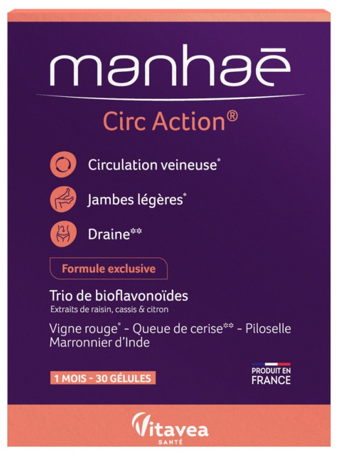 Vitavea Manhaé Circ Action 30 Capsules Vitavea Manhaé Circ Action 30 Capsules