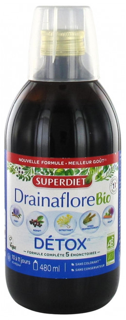 Superdiet Organic Drainer Drainaflore 480 ml Superdiet Organic Drainer Drainaflore 480 ml