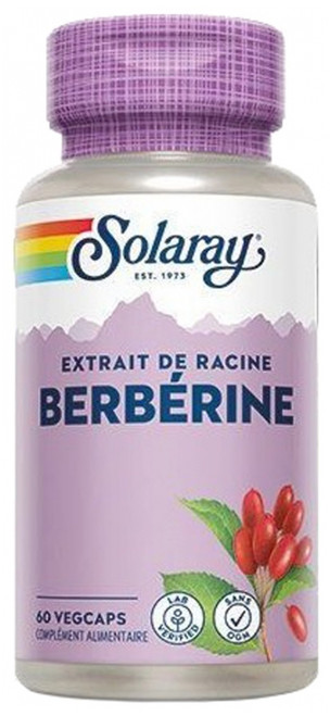 Solaray Berberine 60 Vegetable Gel-Caps Solaray Berberine 60 Vegetable Gel-Caps