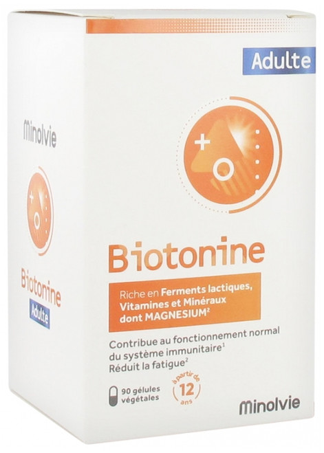 Minolvie Biotonin Adult 90 Vegetable Capsules Minolvie Biotonin Adult 90 Vegetable Capsules