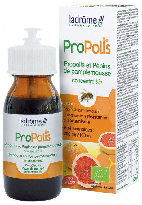 Ladrôme Propolis and Grapefruit Seeds Concentrate Organic 50ml Ladrôme Propolis and Grapefruit Seeds Concentrate Organic 50ml