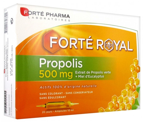 Forté Pharma Forte Propolis 500mg 20 Phials Forté Pharma Forte Propolis 500mg 20 Phials