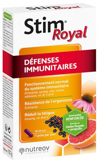 Nutreov Stim Royal Immune Defenses 30 capsules Nutreov Stim Royal Immune Defenses 30 capsules