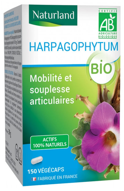 Naturland Organic Harpagophytum 150 Vegecaps