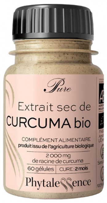 Phytalessence Pure Turmeric Organic 60 Capsules