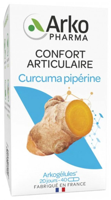 Arkopharma Arkocaps Organic Piperine Turmeric 40 Capsules Arkopharma Arkocaps Organic Piperine Turmeric 40 Capsules