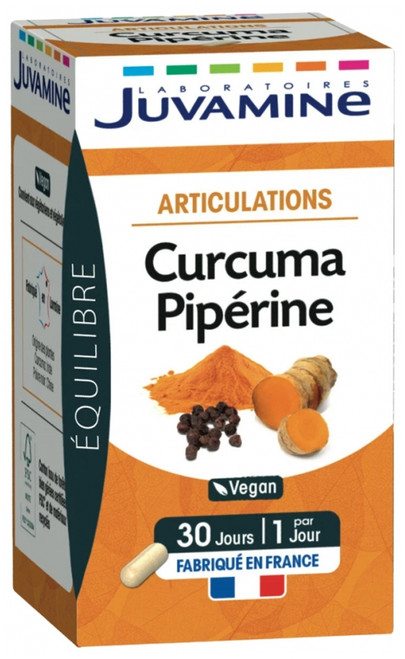 Juvamine Joints Turmeric Piperine 30 Tablets Juvamine Joints Turmeric Piperine 30 Tablets