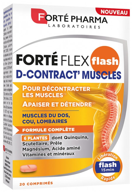 Forté Pharma Forté Flex Flash D-Contract Muscles 20 Tablets Forté Pharma Forté Flex Flash D-Contract Muscles 20 Tablets