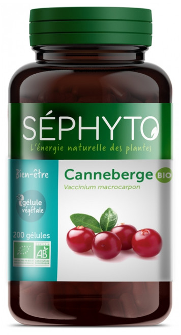 Séphyto Well Being Cranberry Organic 200 Capsules Séphyto Well Being Cranberry Organic 200 Capsules