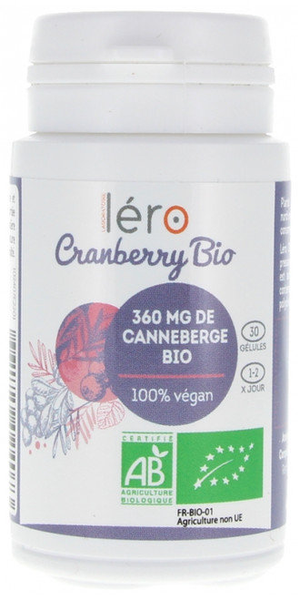 Léro Cranberry Organic 30 Capsules