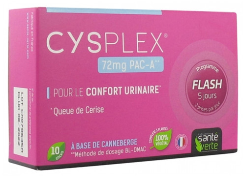 Santé Verte Cysplex 10 Sticks Santé Verte Cysplex 10 Sticks