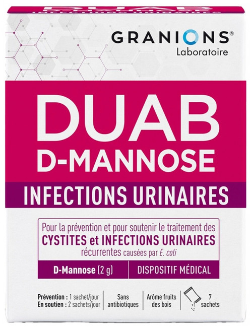 Granions Duab D-Mannose Urinary Infections 7 Sachets Granions Duab D-Mannose Urinary Infections 7 Sachets
