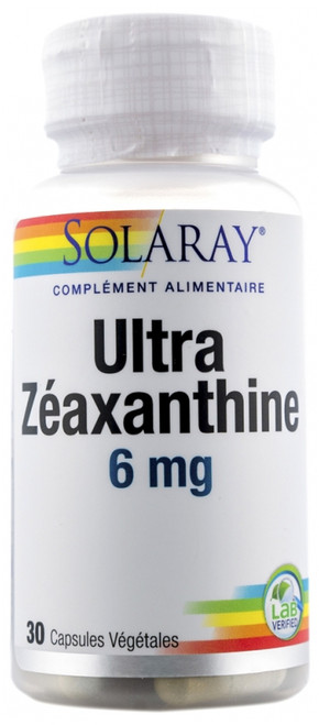 Solaray Ultra Zeaxanthin 6mg 30 Vegetable Capsules Solaray Ultra Zeaxanthin 6mg 30 Vegetable Capsules