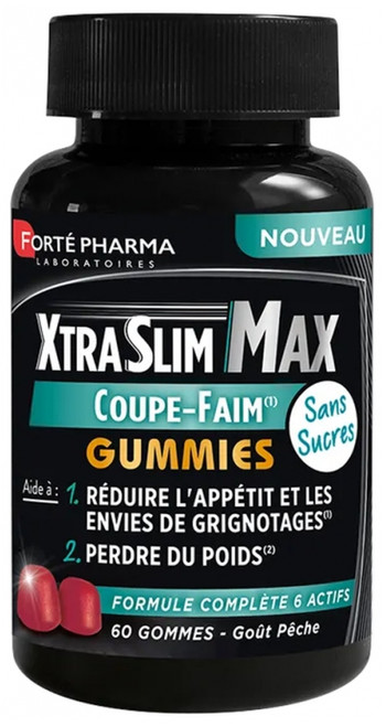 Forté Pharma XtraSlim Max Appetite Suppressant 60 Gummies Forté Pharma XtraSlim Max Appetite Suppressant 60 Gummies